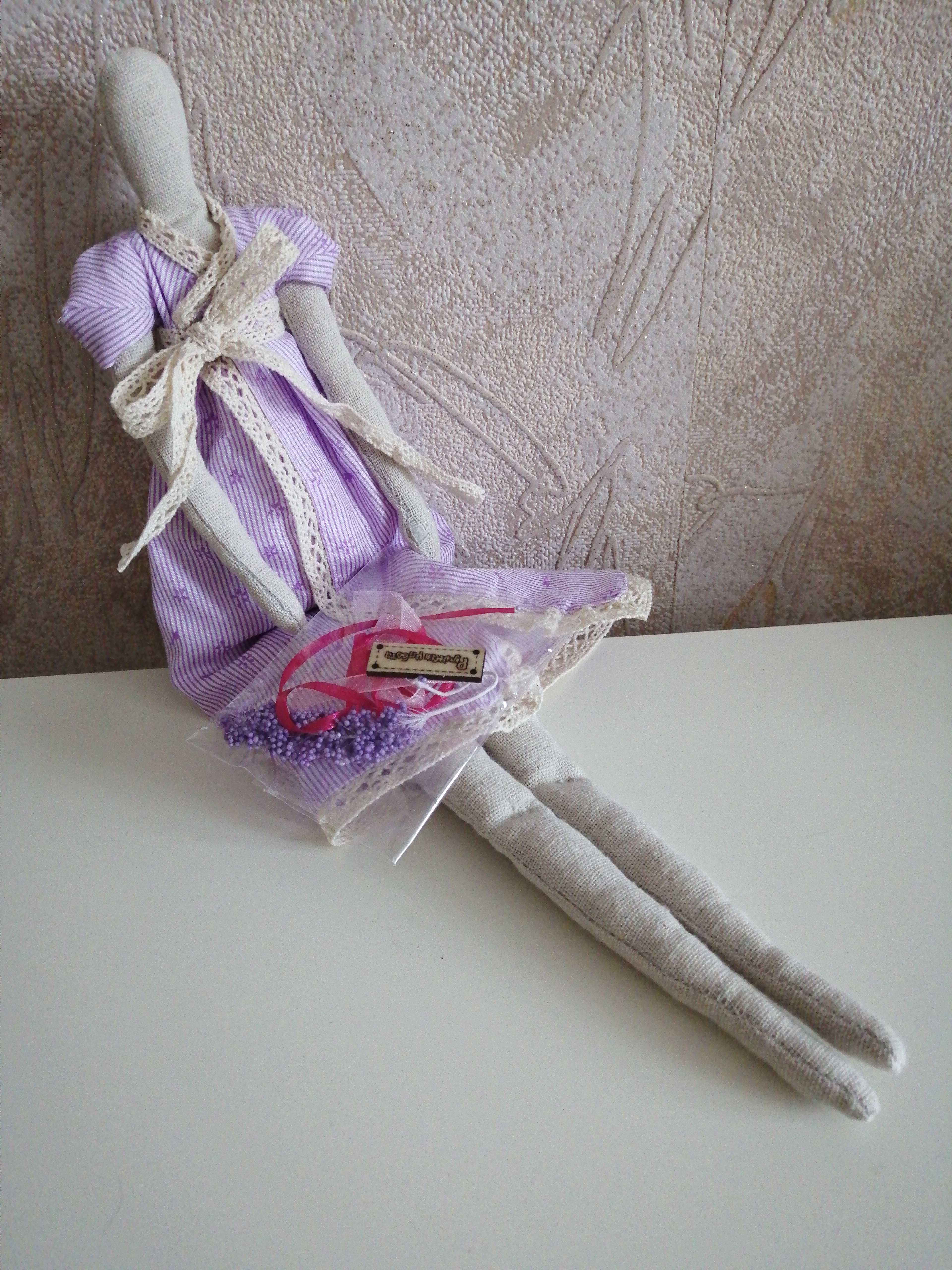 Фотография покупателя товара Интерьерная кукла «Лавандовая Фея», набор для шитья, 17 × 26 см - Фото 2