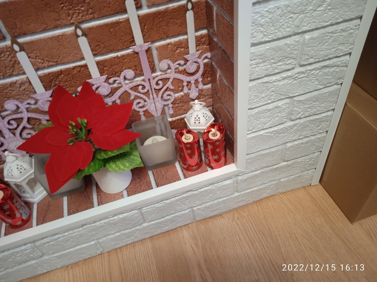 Фотография покупателя товара Новогодний декор «Пуансеттия», цвет красный