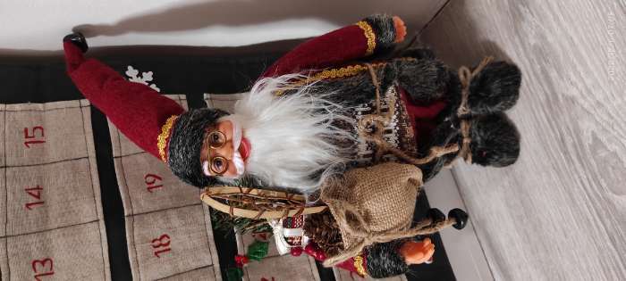 Фотография покупателя товара Дед Мороз "В красном тулупе с фонарём" 30 см - Фото 12