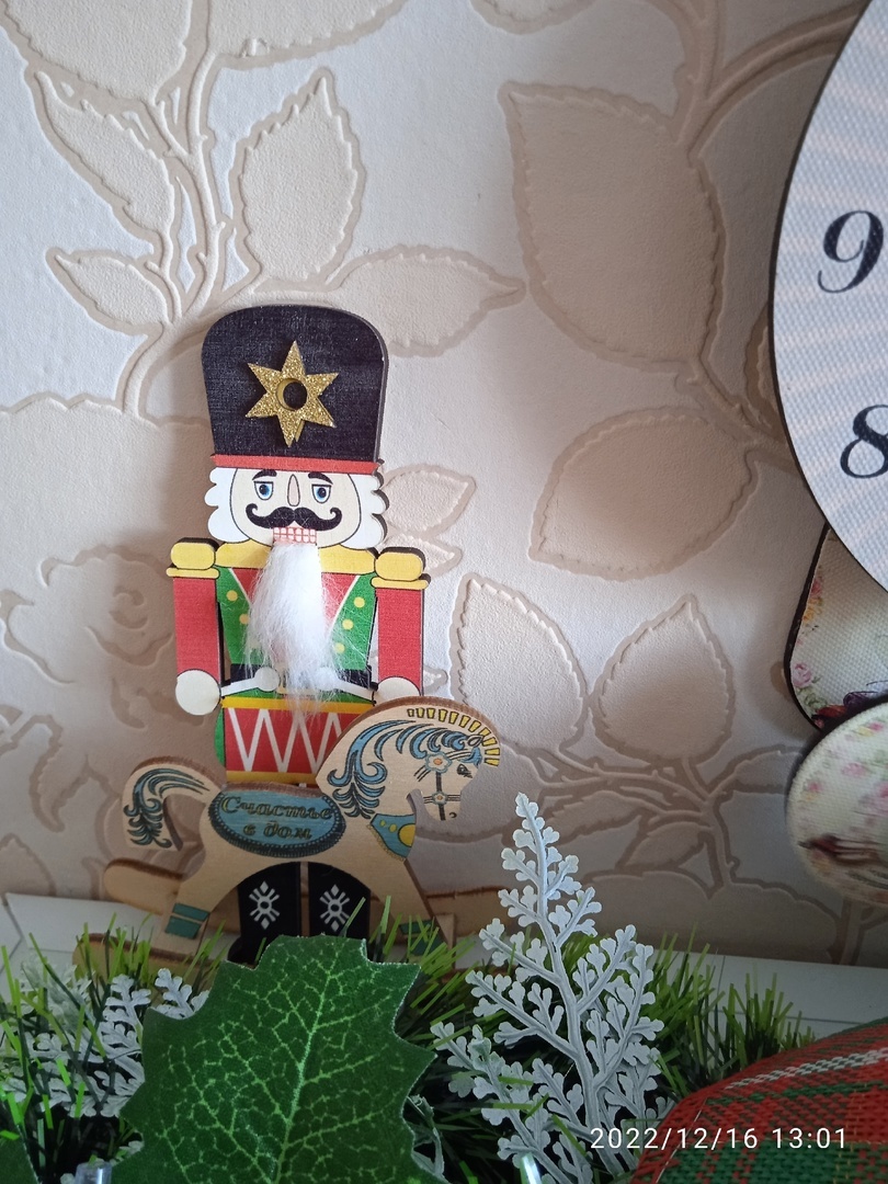 Фотография покупателя товара Новогодний декор «Щелкунчик» 6,5 × 3 × 15 см