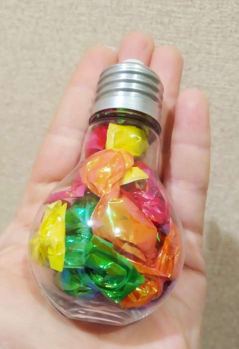Фотография покупателя товара Бутылочка для хранения «Лампочка», 200 мл, цвет прозрачный - Фото 3
