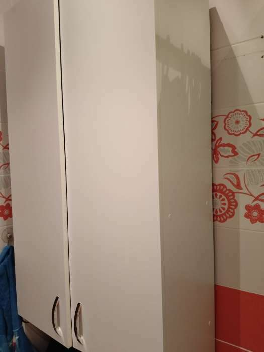 Фотография покупателя товара Пенал для ванной комнаты "Комби 60", закрытый, 63 х 36 х 200 см