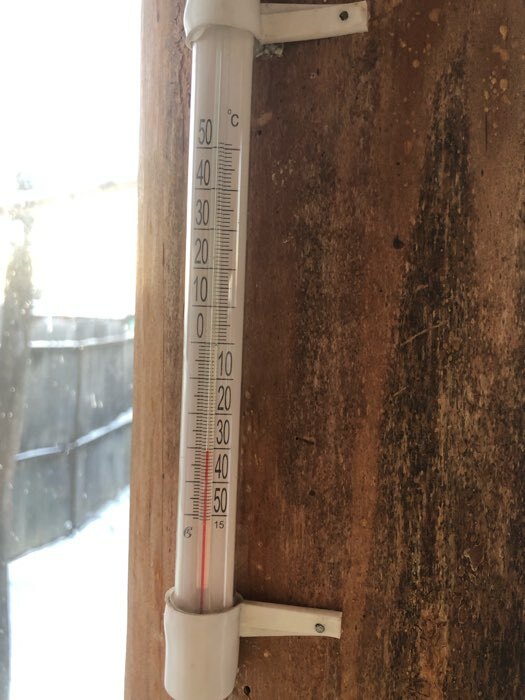 Фотография покупателя товара Термометр, градусник уличный, на окно, на липучке, от -50°С до +50°С, 21 х 6.5 см - Фото 22