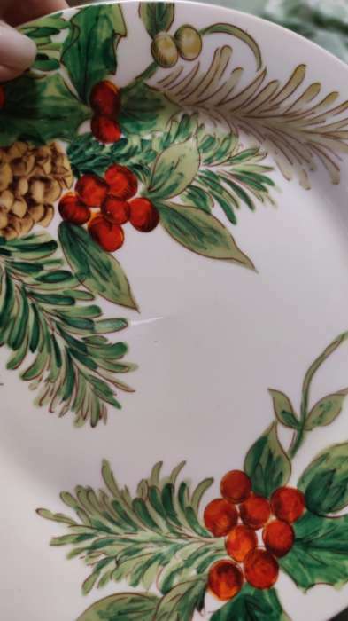 Фотография покупателя товара Тарелка фарфоровая глубокая Доляна «Рождество», 260 мл, d=20 см, цвет белый - Фото 17