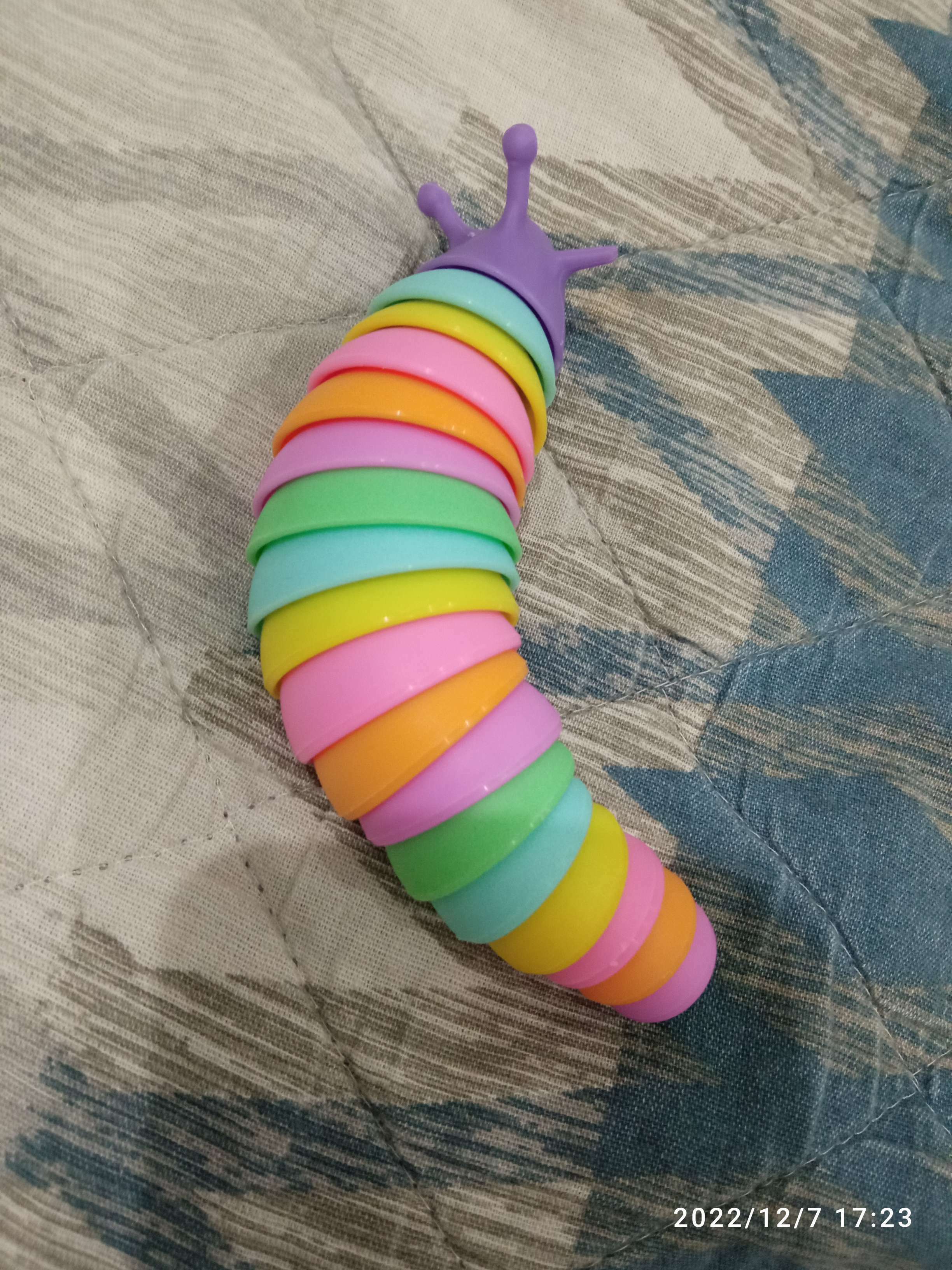 Фотография покупателя товара Развивающая игрушка «Гусеница», цвета МИКС - Фото 16