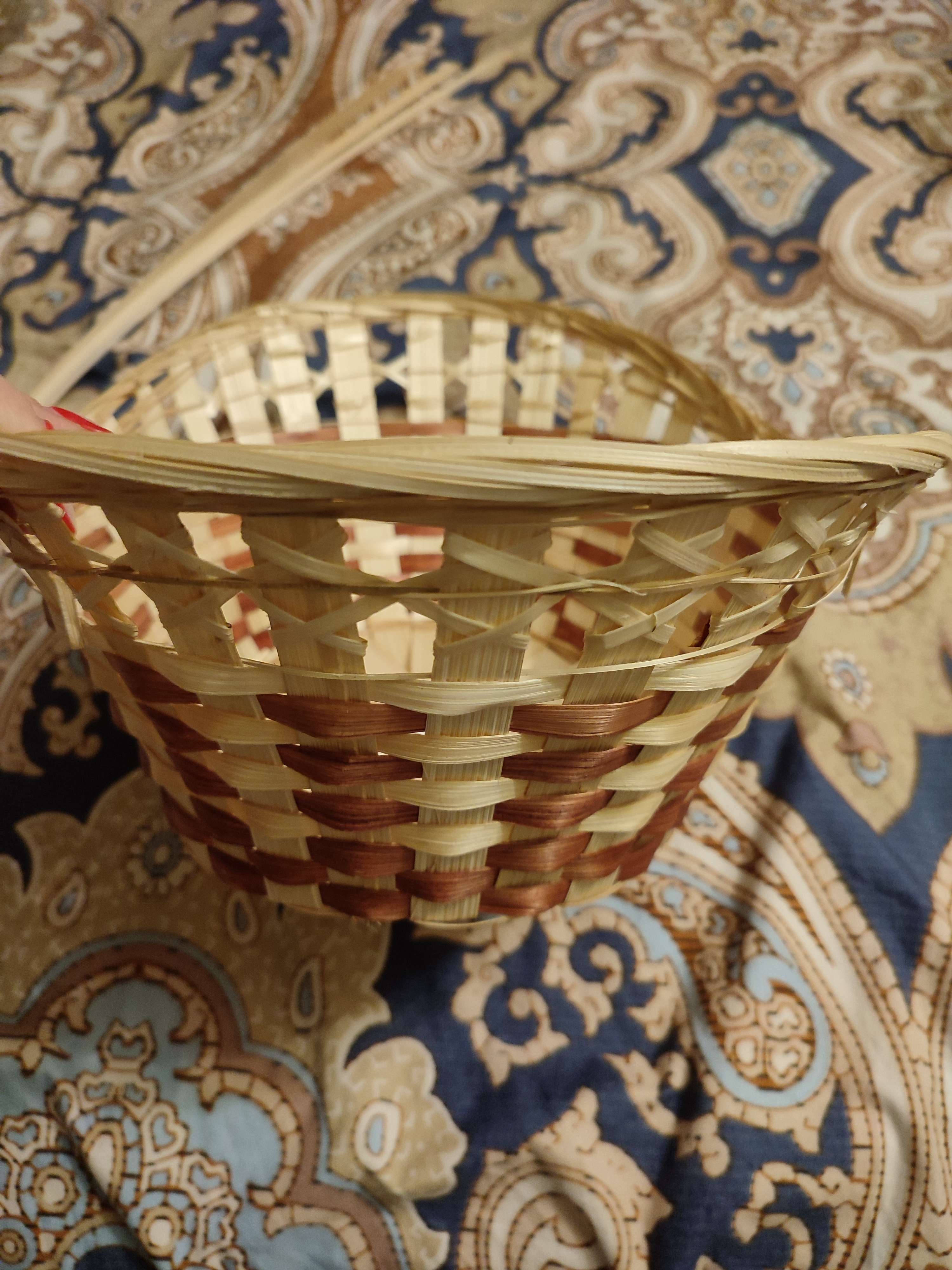 Фотография покупателя товара Корзина плетеная «Ладья», 18×16×6 см, бамбук - Фото 13