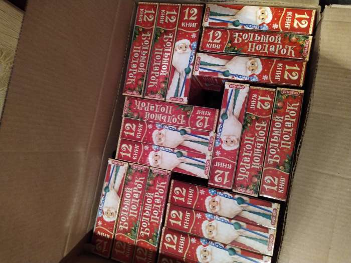 Фотография покупателя товара Новогодний набор 2022 «Буква-Ленд», 12 книг в подарочной коробке - Фото 73