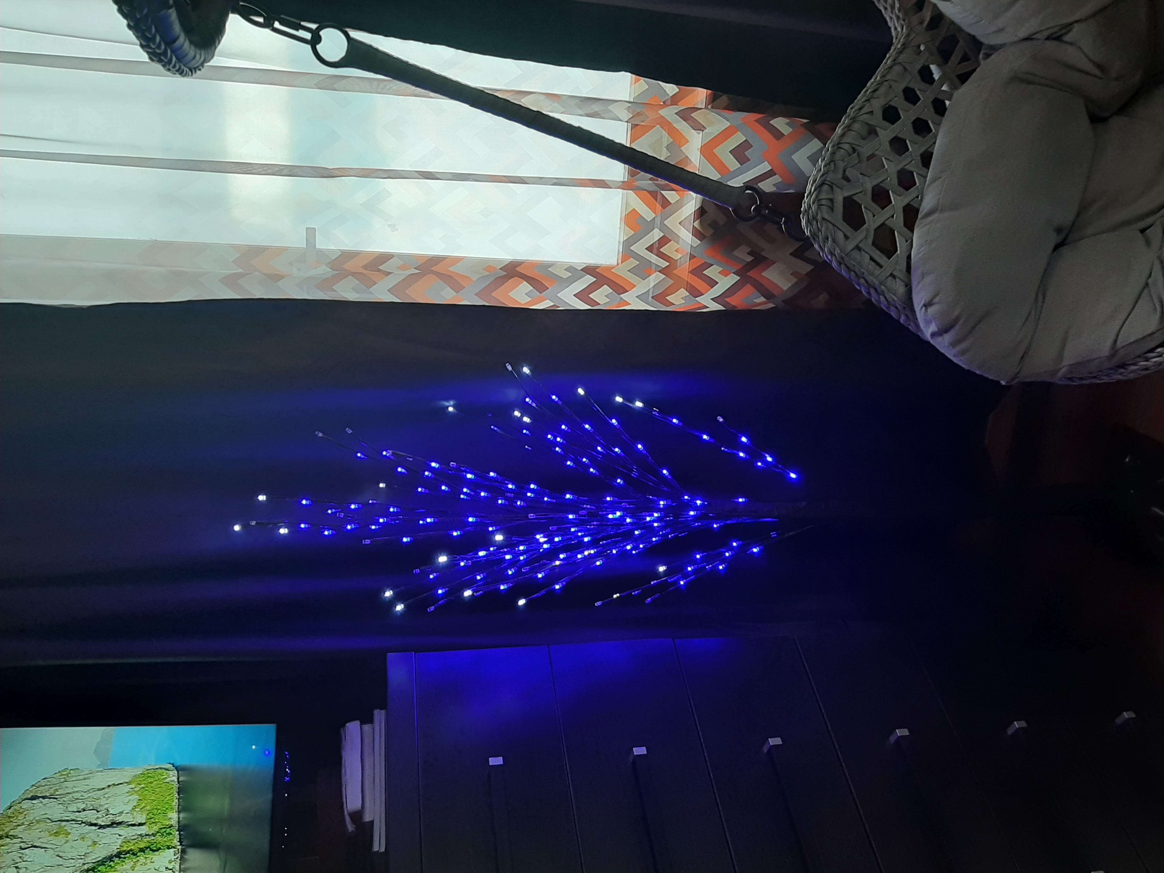 Фотография покупателя товара Светодиодное дерево 1.5 м, 224 LED, мерцание, 220 В, свечение синее - Фото 5
