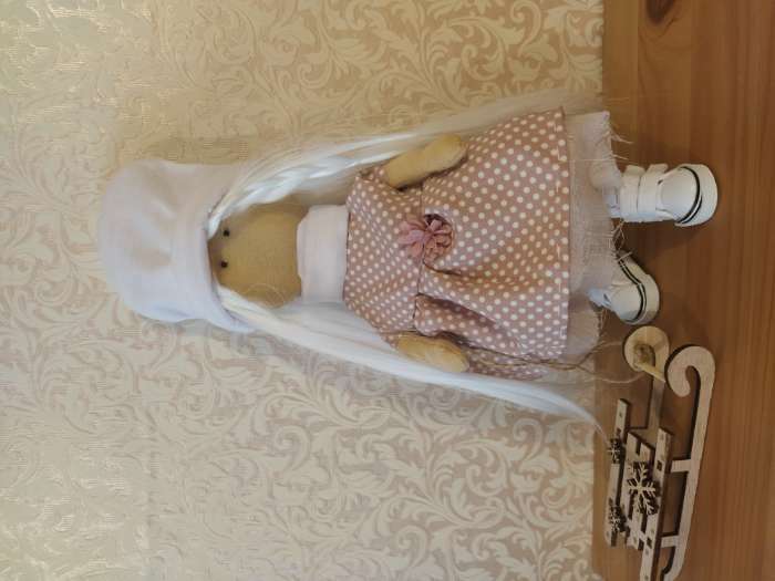 Фотография покупателя товара Набор для шитья. Интерьерная кукла «Моника», 30 см - Фото 4