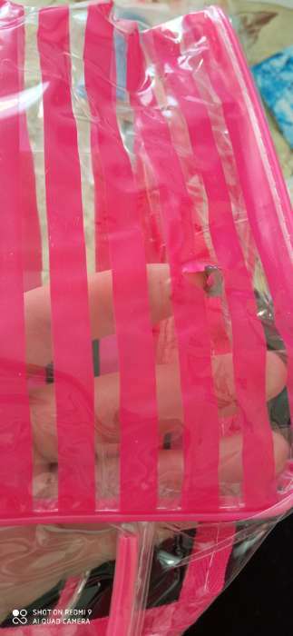 Фотография покупателя товара Косметичка на молнии, цвет розовый - Фото 3