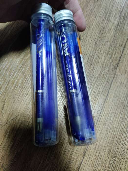 Фотография покупателя товара Набор ручка гелевая со стираемыми чернилами, пишущий узел 0.5 мм, чернила синие+9 синих стержней - Фото 21
