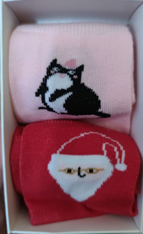 Фотография покупателя товара Набор новогодних женских носков KAFTAN "Gift" р. 36-40 (23-25 см), 2 пары - Фото 1