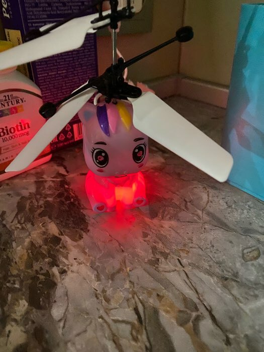Фотография покупателя товара Интерактивная игрушка «Летающая пони», свет, летает - Фото 1