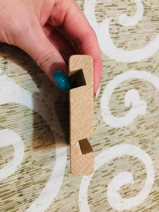 Фотография покупателя товара Деревянная подставка для телефона, планшета «Сегодня я принцесса», 8×8×1.6 см - Фото 3