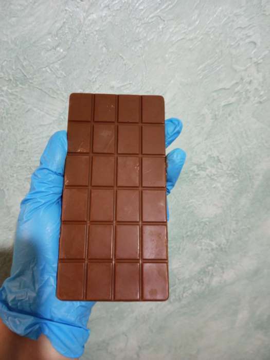 Фотография покупателя товара Форма для шоколада Доляна «Шоколатье», силикон, 25×11,5×0,5 см, 15 ячеек, цвет коричневый - Фото 4