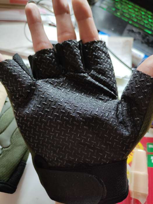 Фотография покупателя товара Перчатки без пальцев тактические мужские "Storm tactic" размер - M, хаки