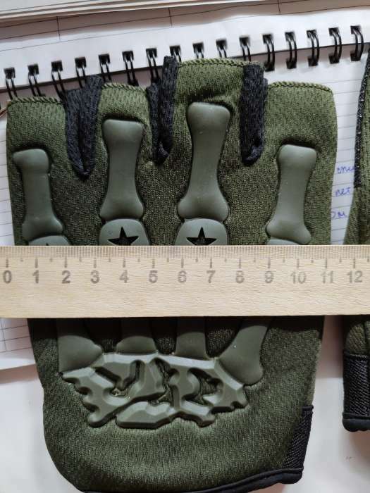 Фотография покупателя товара Перчатки без пальцев тактические мужские "Storm tactic" размер - M, хаки - Фото 2