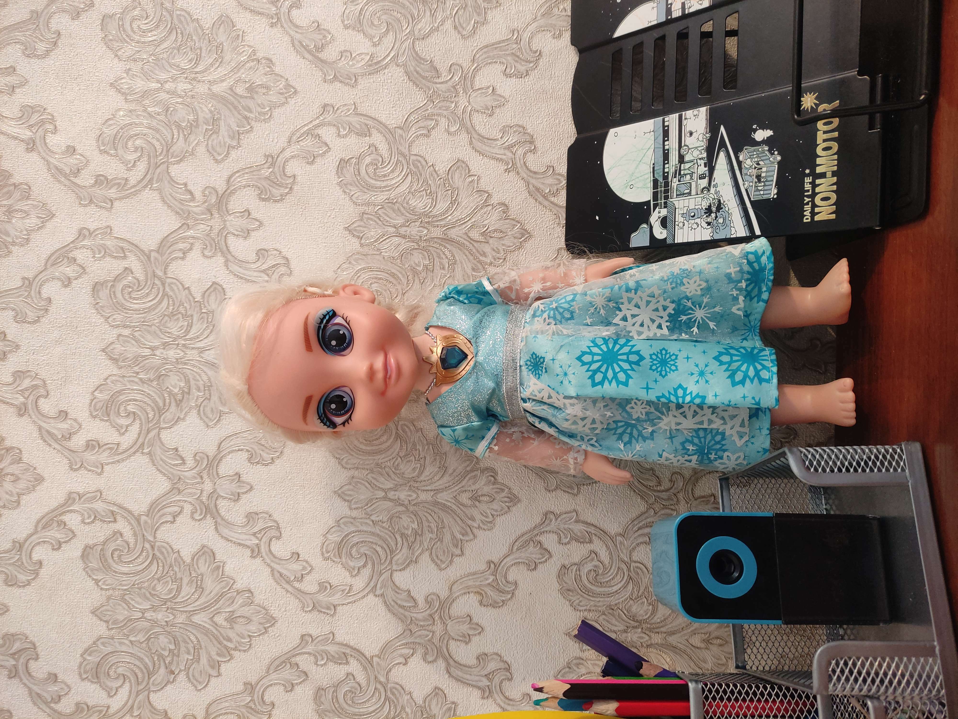 Фотография покупателя товара Кукла интерактивная «Подружка Оля» с диктофоном, поёт, понимает фразы, рассказывает сказки и стихи - Фото 4