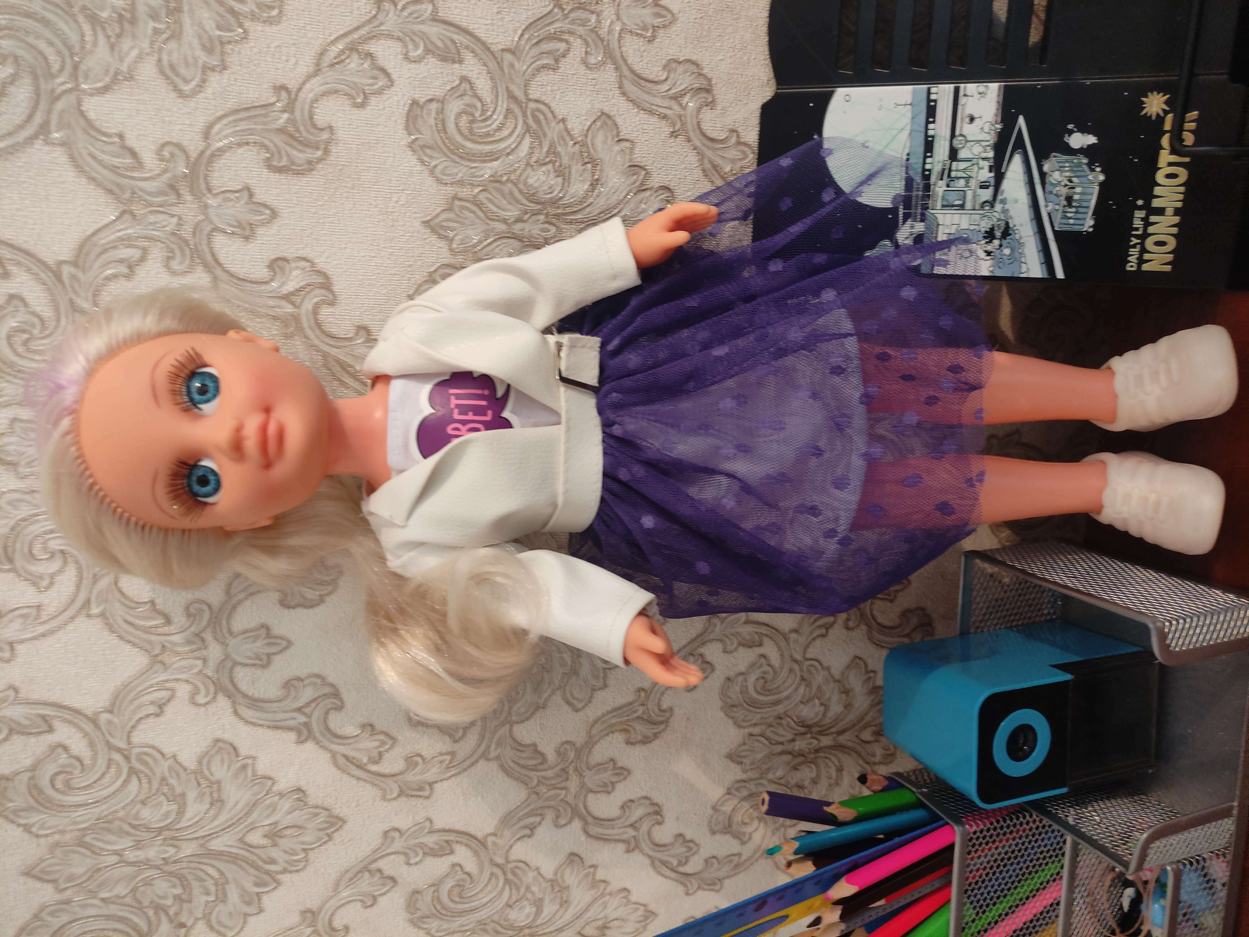 Фотография покупателя товара Кукла озвученная «Анастасия осень 4», 42 см - Фото 1