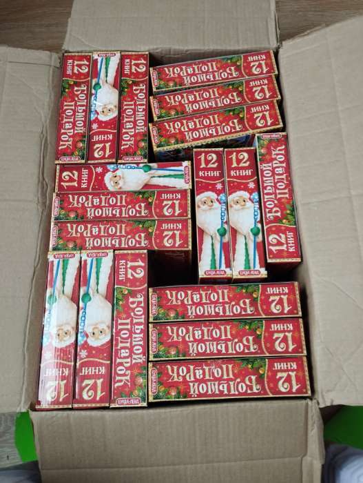 Фотография покупателя товара Новогодний набор «Буква-Ленд», 12 книг в подарочной коробке + 2 подарка - Фото 48