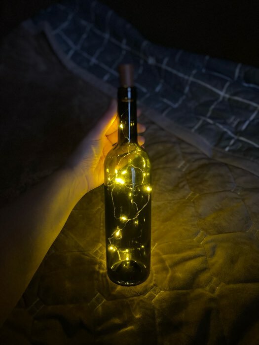Фотография покупателя товара Гирлянда «Нить» 1 м роса с пробкой, IP20, серебристая нить, 10 LED, свечение фиолетовое, LR44х3 - Фото 57