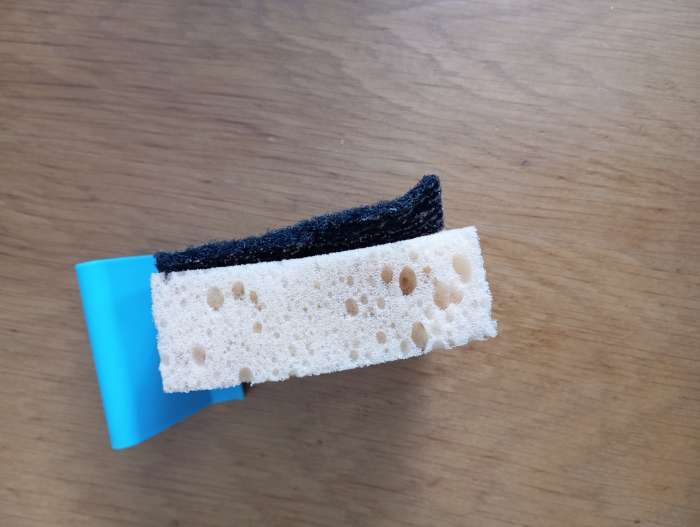 Фотография покупателя товара Набор губок для мытья посуды Raccoon «Лофт», 3 шт., 9×6.5×3.5 см, крупнопористый поролон, бежевый - Фото 11