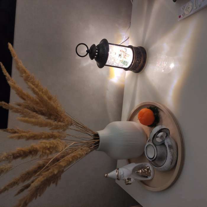 Фотография покупателя товара Светодиодная фигура «Фонарь со снеговиком» 11 × 21 × 11 см, пластик, батарейки ААх3 (не в комплекте), USB, свечение тёплое белое - Фото 1