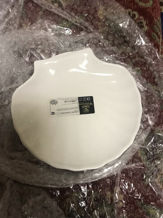 Фотография покупателя товара Блюдо-ракушка фарфоровое Wilmax Shelley, d=13 см, цвет белый - Фото 3
