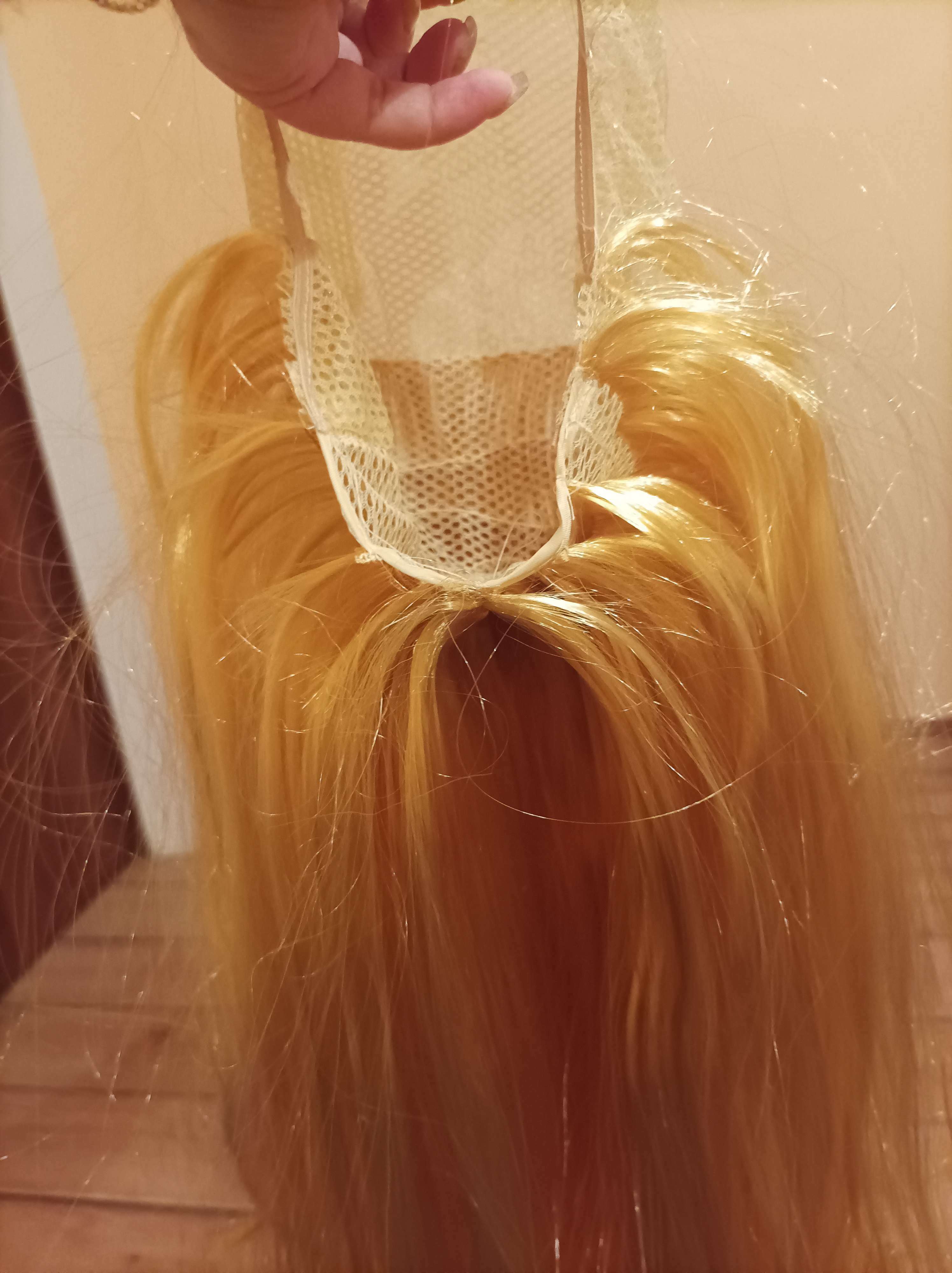 Фотография покупателя товара Карнавальный парик «Русалочка» блонд - золотистый - Фото 1