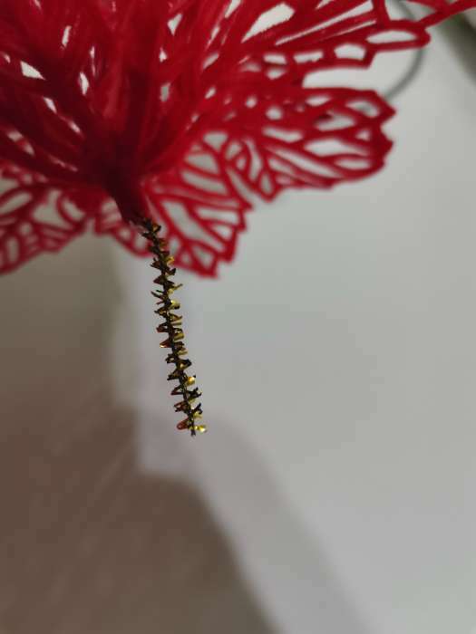 Фотография покупателя товара Украшение ёлочное "Резной цветок" (набор 2 шт) 14 см, красный - Фото 13