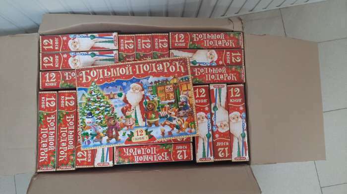 Фотография покупателя товара Новогодний набор 2022 «Буква-Ленд», 12 книг в подарочной коробке - Фото 59