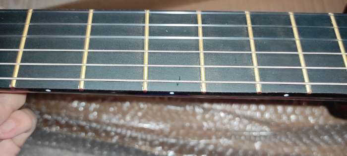 Фотография покупателя товара Гитара классическая Music Life GQD-H38Y, синяя, 97 см - Фото 4