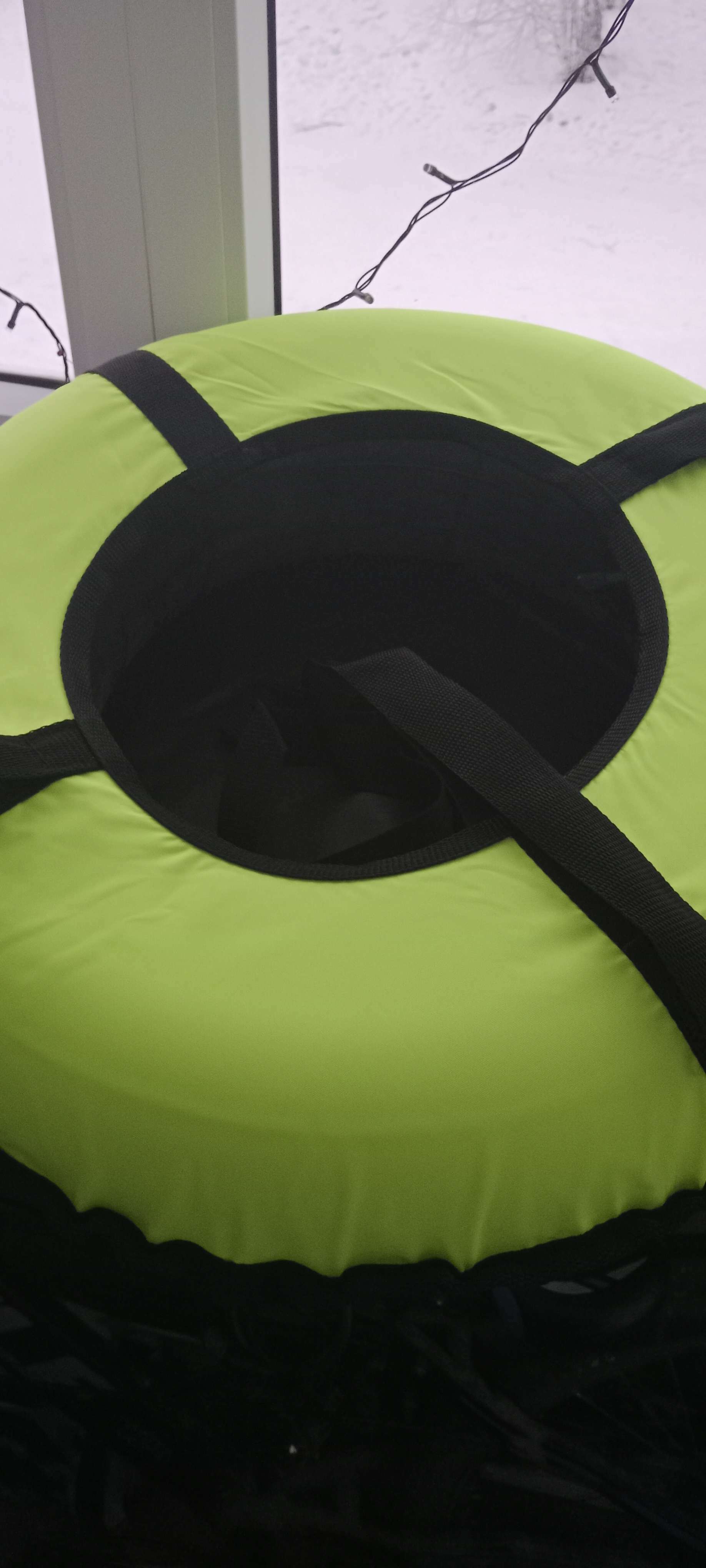 Фотография покупателя товара Тюбинг-ватрушка ONLITOP «Эконом», диаметр чехла 60 см, цвета МИКС - Фото 1