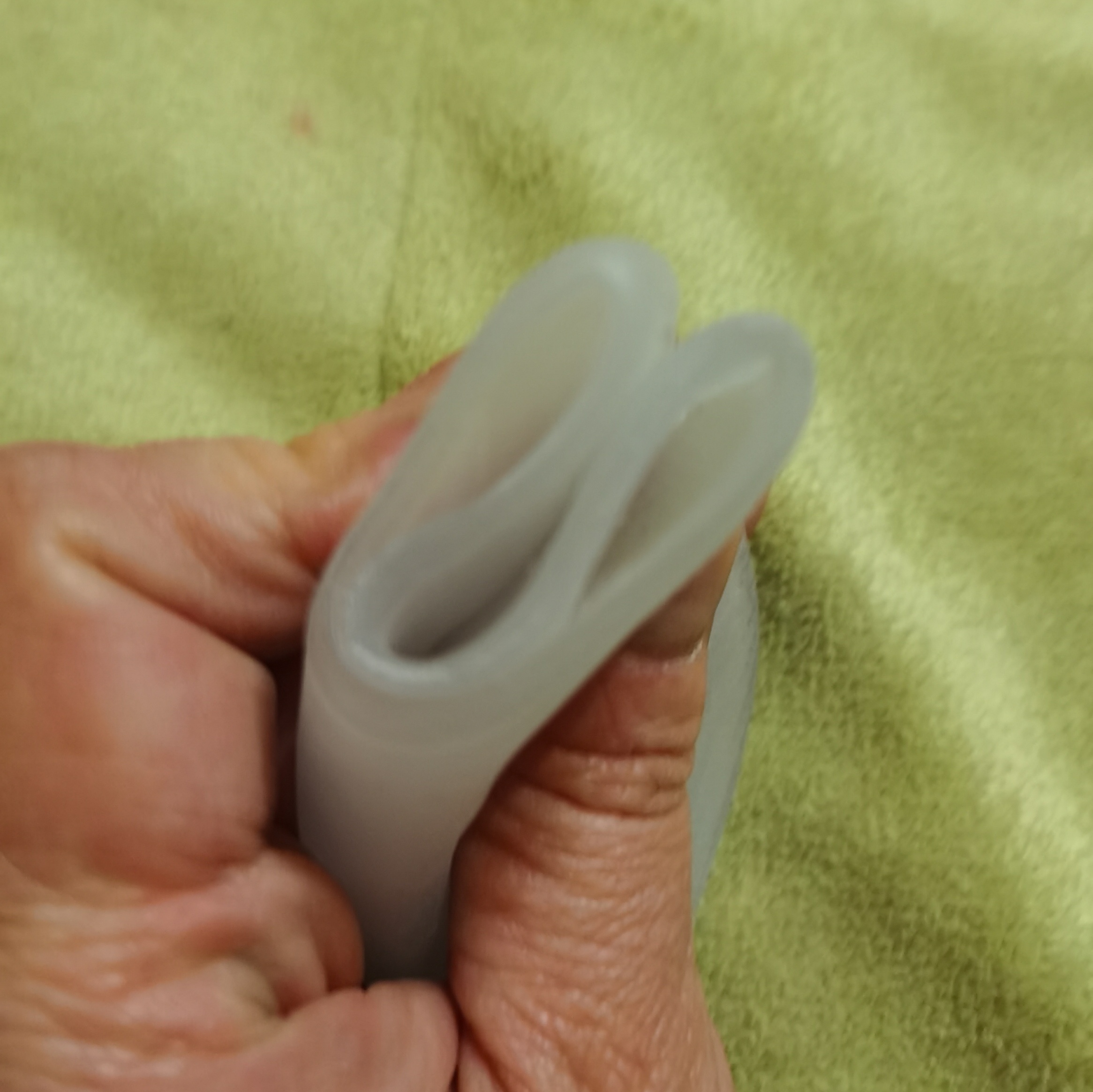 Фотография покупателя товара Напяточники для педикюра, увлажняющие, силиконовые, с перфорацией, 10 × 9 см, ONE SIZE, цвет белый