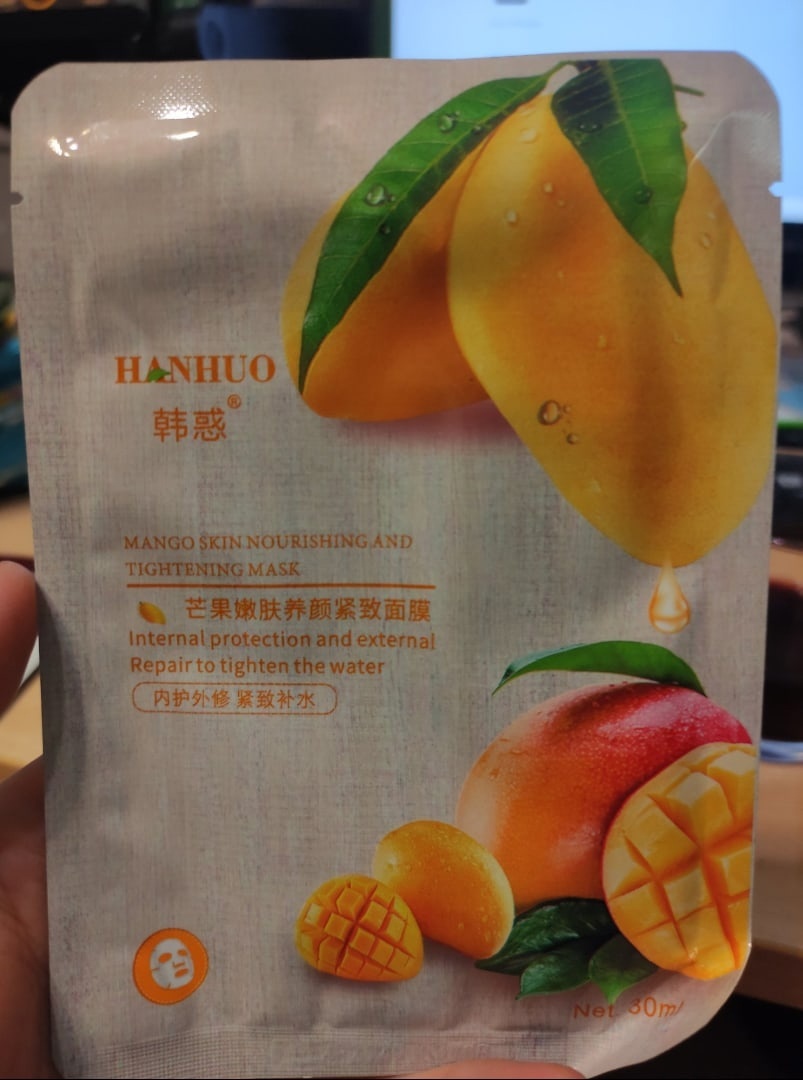 Фотография покупателя товара Тканевая маска для лица с манго, увлажняющая - Фото 5