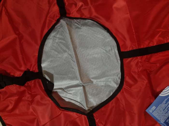 Фотография покупателя товара Тюбинг-ватрушка «Эконом», диаметр чехла 105 см, цвета МИКС - Фото 7