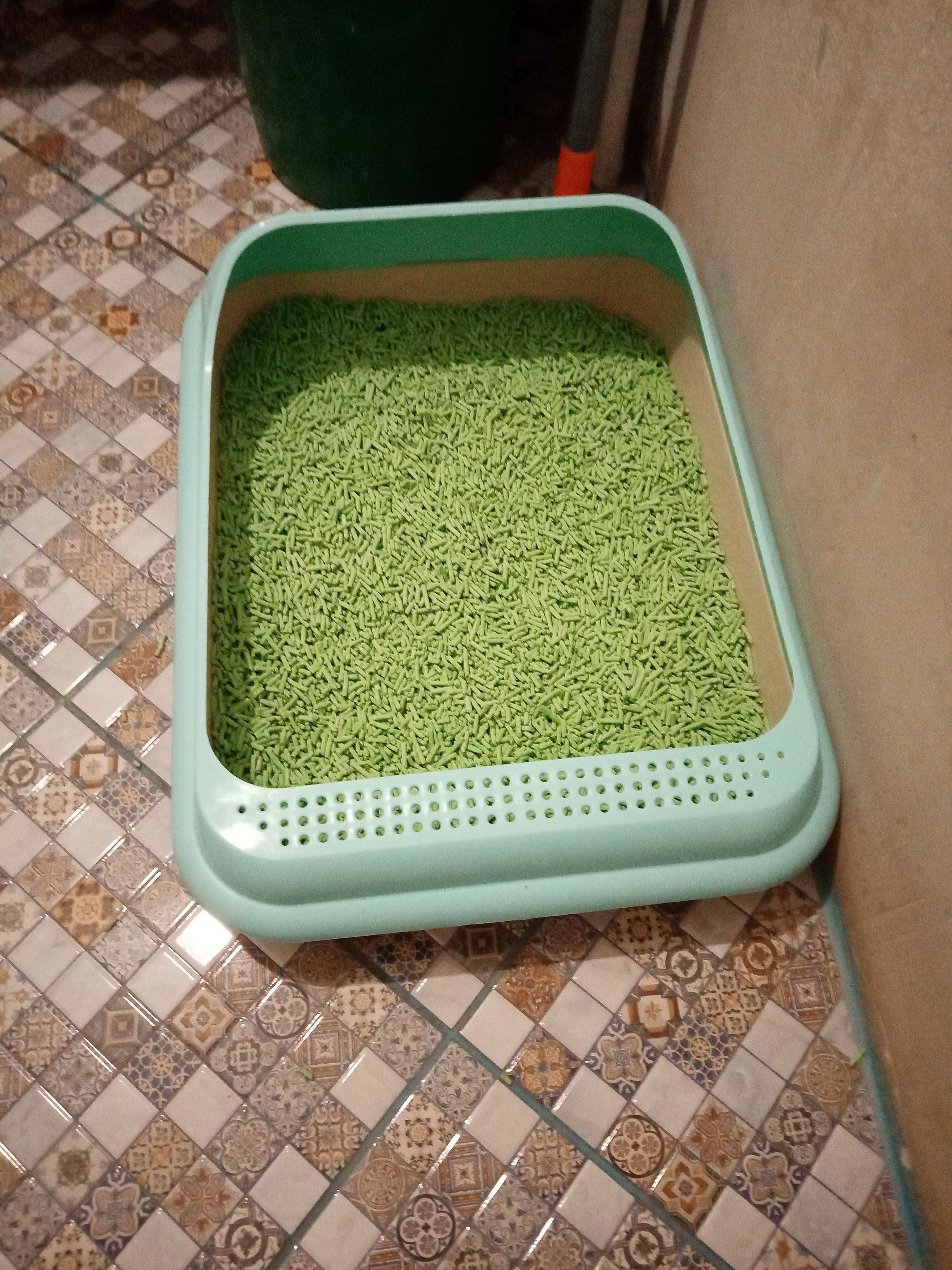Фотография покупателя товара Наполнитель тофу, "Пижон" зеленый чай    6 кг  впитываемость  до 15 л - Фото 2