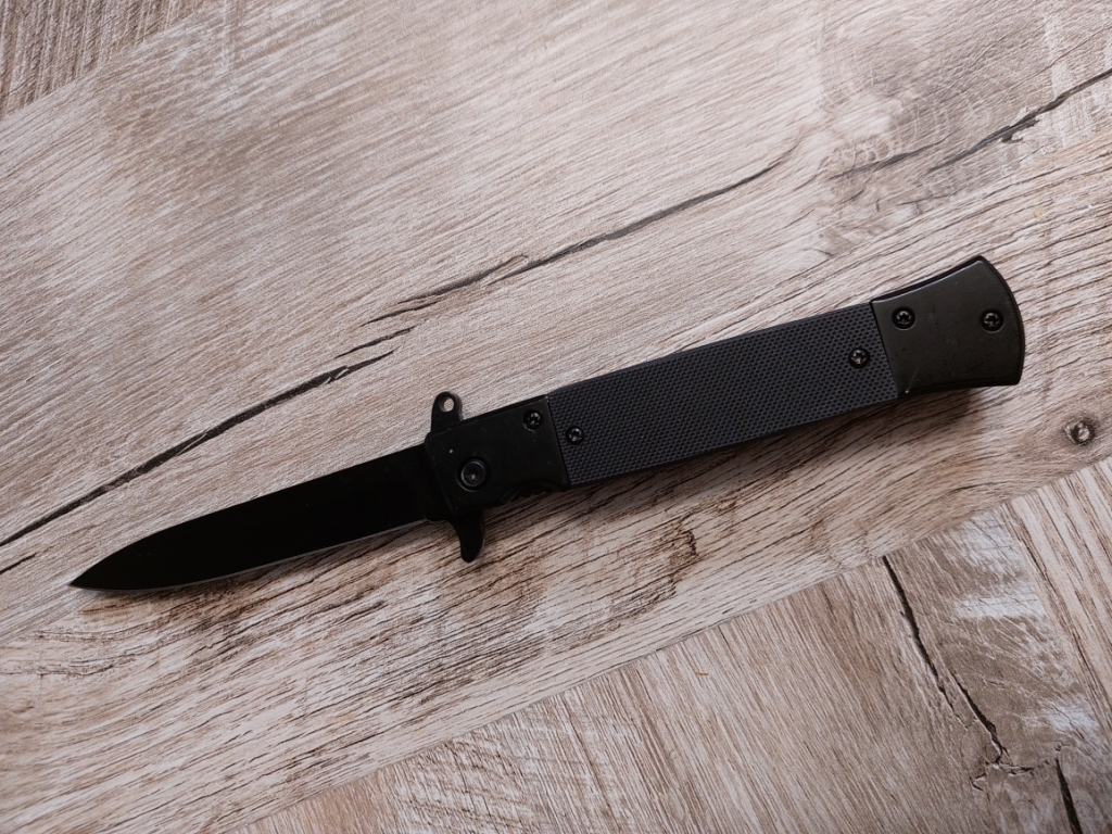 Фотография покупателя товара Нож складной "Кинжал" 21,6см, клинок 96мм/2,5мм - Фото 4