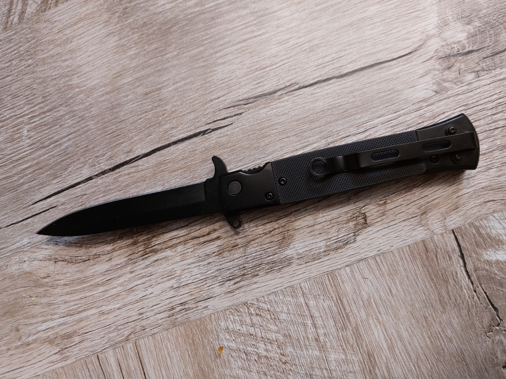 Фотография покупателя товара Нож складной "Кинжал" 21,6см, клинок 96мм/2,5мм - Фото 3