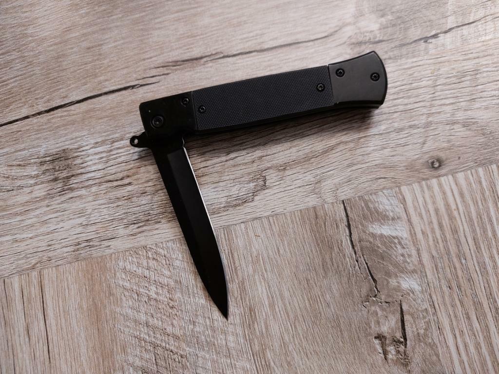 Фотография покупателя товара Нож складной "Кинжал" 21,6см, клинок 96мм/2,5мм - Фото 2