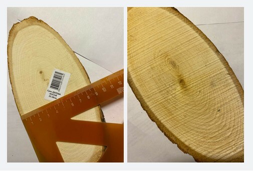 Фотография покупателя товара Спил дерева косой, длина: 23-28 см, ширина: 12-15 см - Фото 16
