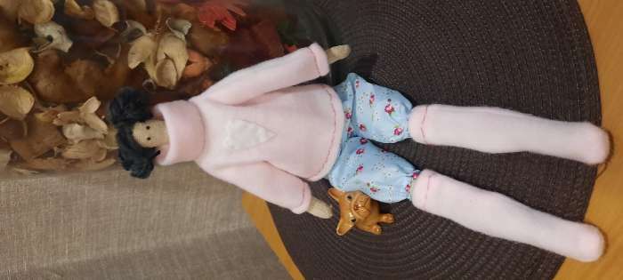 Фотография покупателя товара Интерьерная кукла «Мэги», набор для шитья, 18 × 22 × 3.6 см - Фото 13
