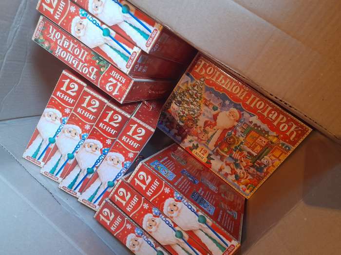Фотография покупателя товара Новогодний набор 2022 «Буква-Ленд», 12 книг в подарочной коробке - Фото 57