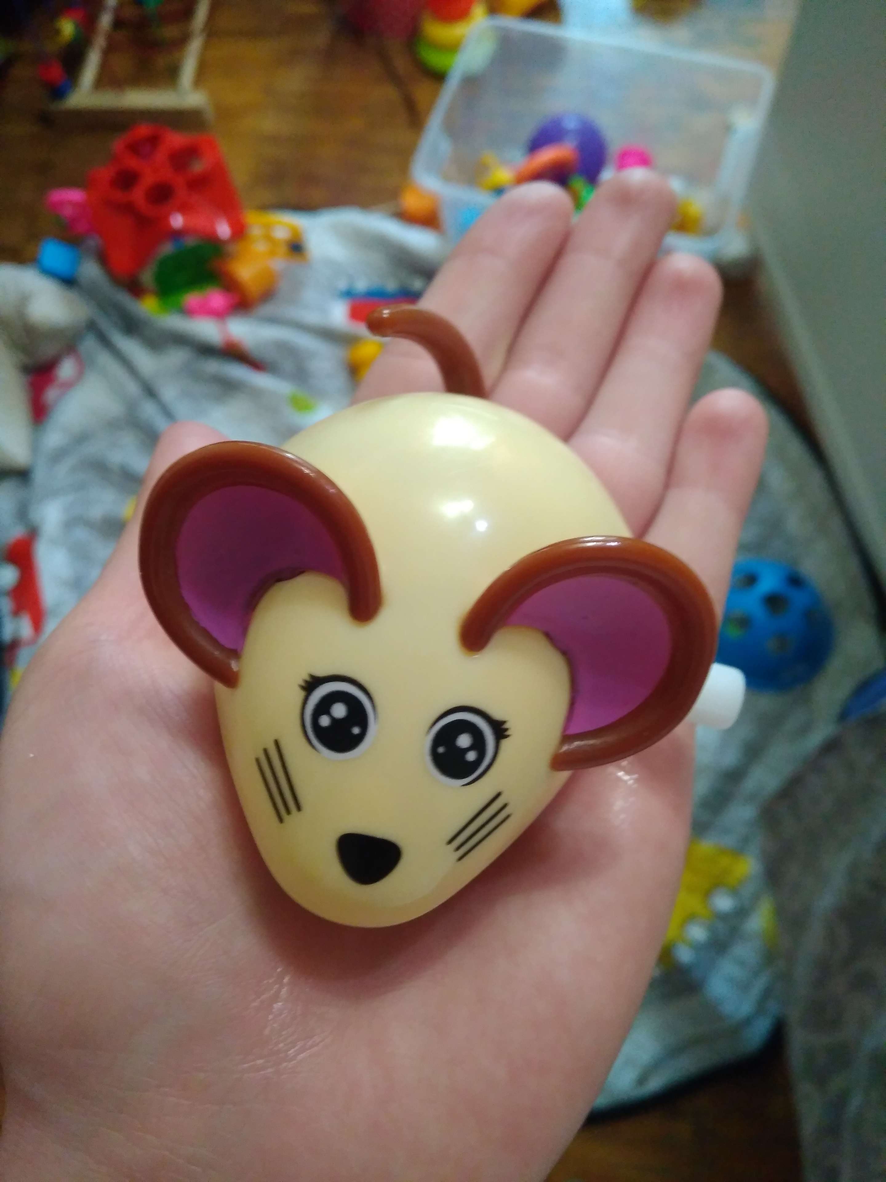 Фотография покупателя товара Заводная игрушка «Мышка», цвета МИКС - Фото 5