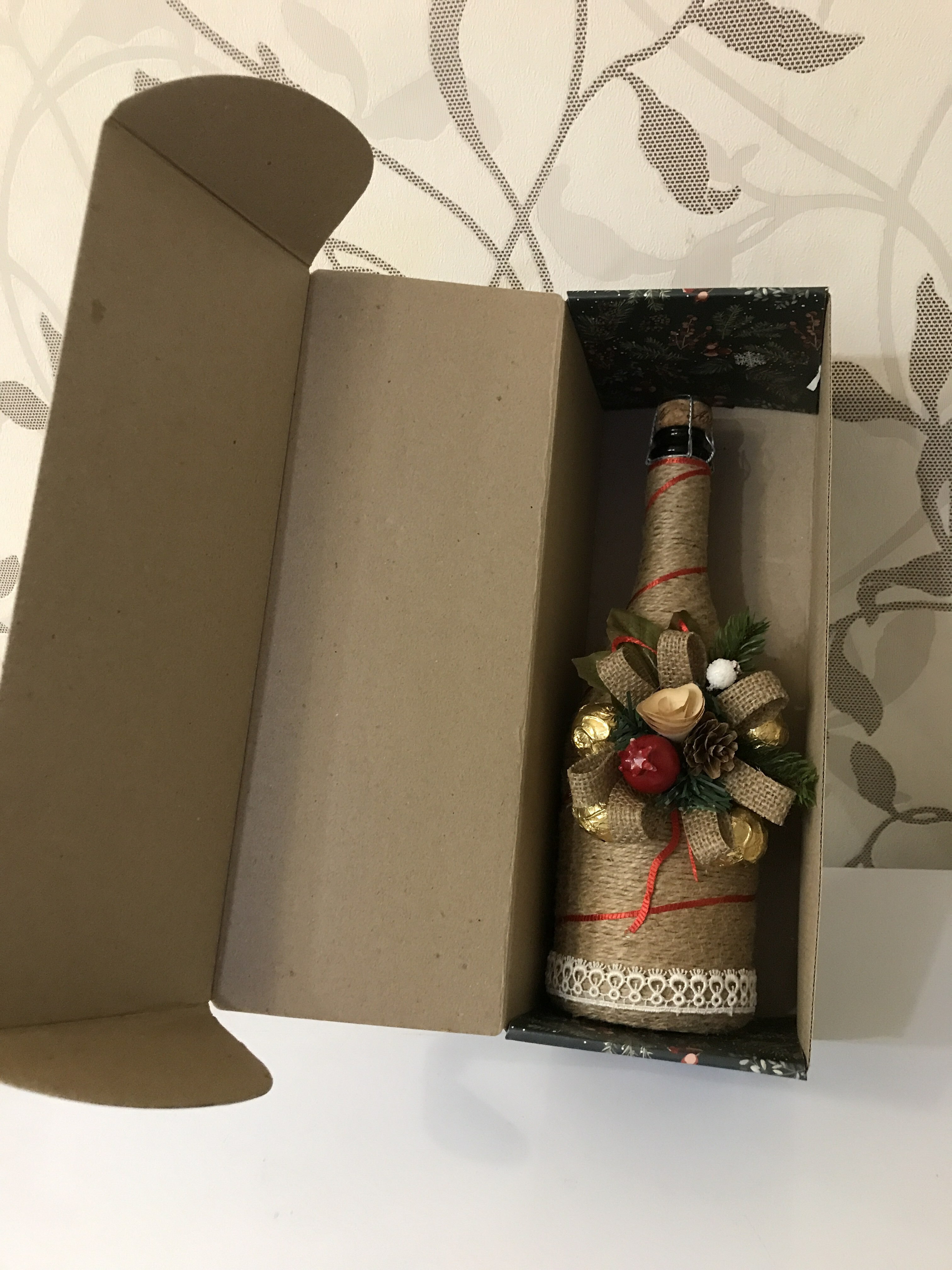 Фотография покупателя товара Коробка складная «Happy New Year», 12 х 33,6 х 12 см - Фото 1