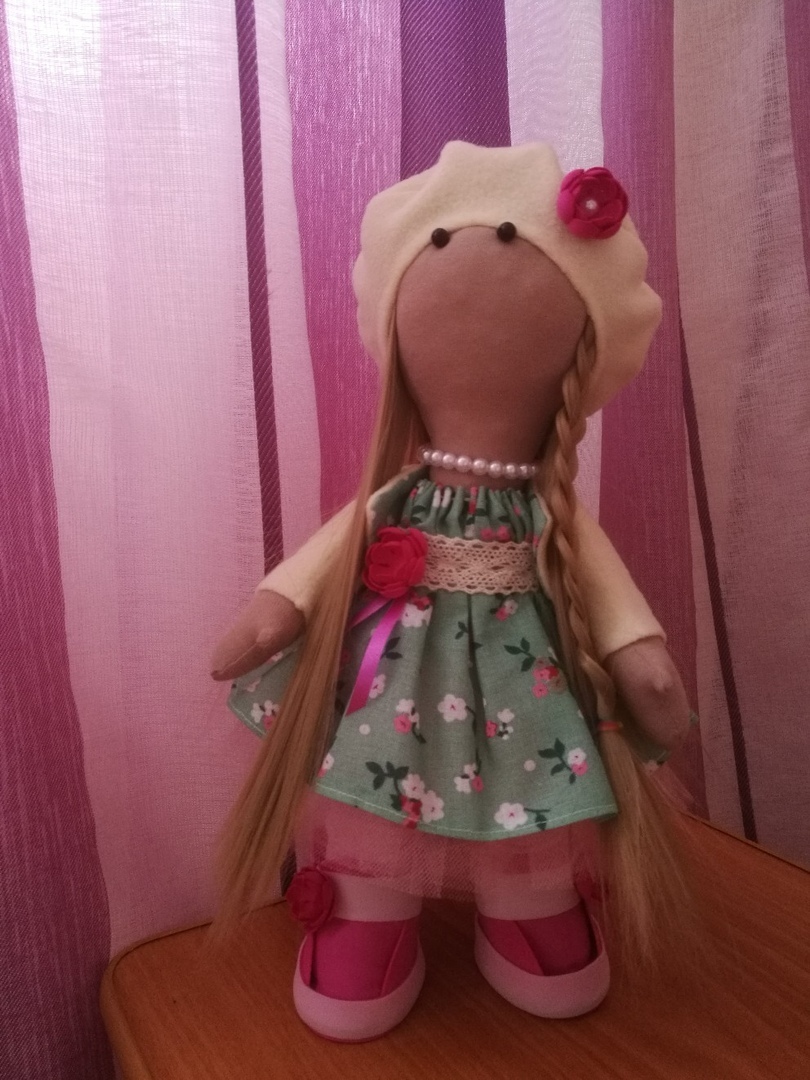 Фотография покупателя товара Набор для создания текстильной куклы "Барышня" - Фото 1