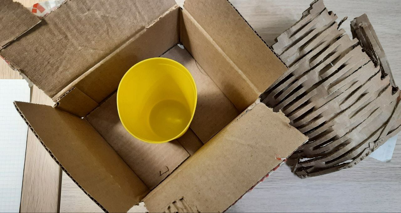 Фотография покупателя товара Стакан пластиковый «Ангора», 400 мл, цвет жёлтый - Фото 5