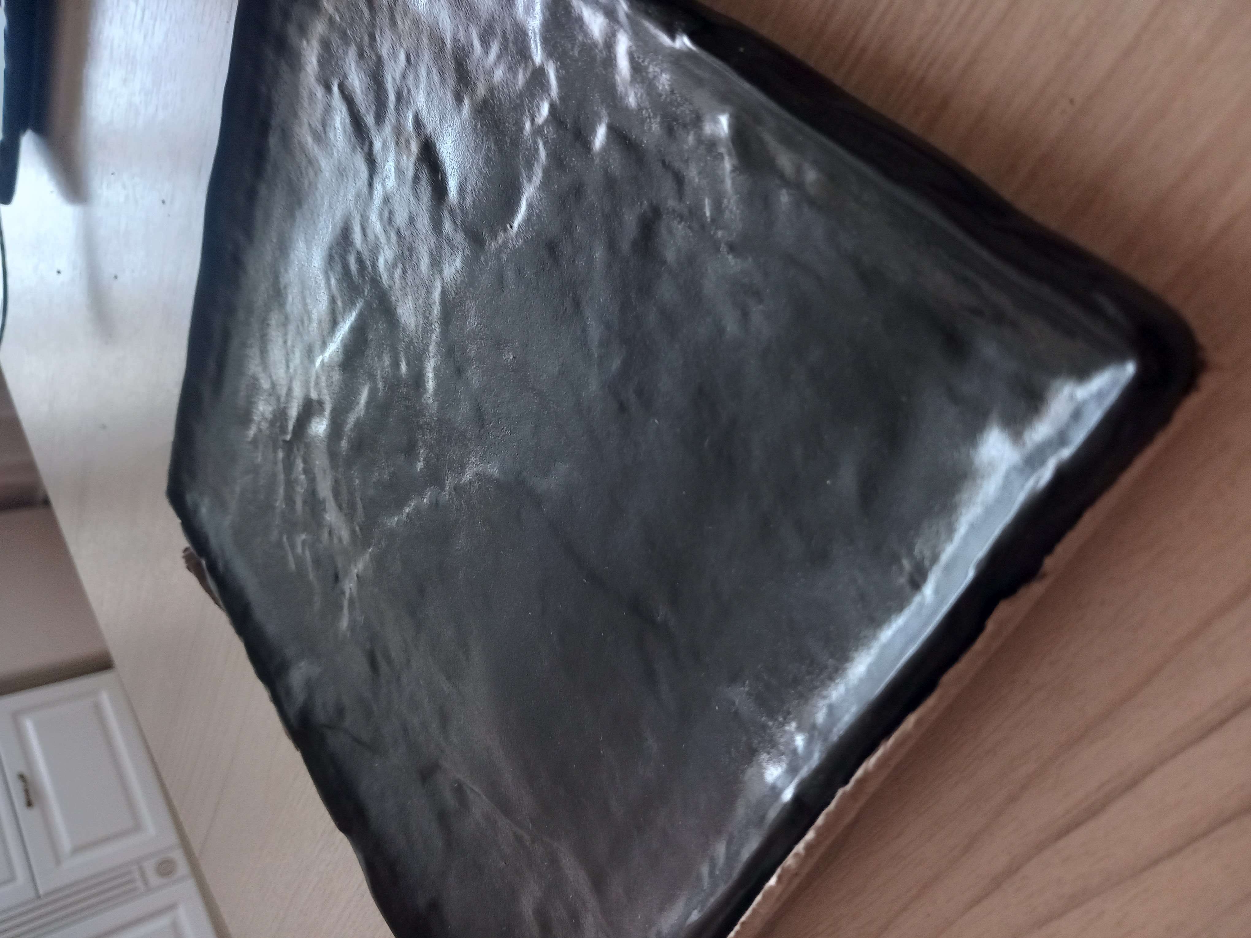 Фотография покупателя товара Блюдо фарфоровое для подачи Magistro Pietra lunare, 27,5×27,5 см, цвет чёрный - Фото 1