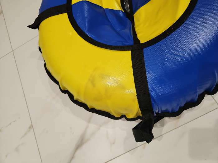 Фотография покупателя товара Тюбинг-ватрушка ONLITOP «Стандарт», диаметр чехла 75 см, цвета МИКС