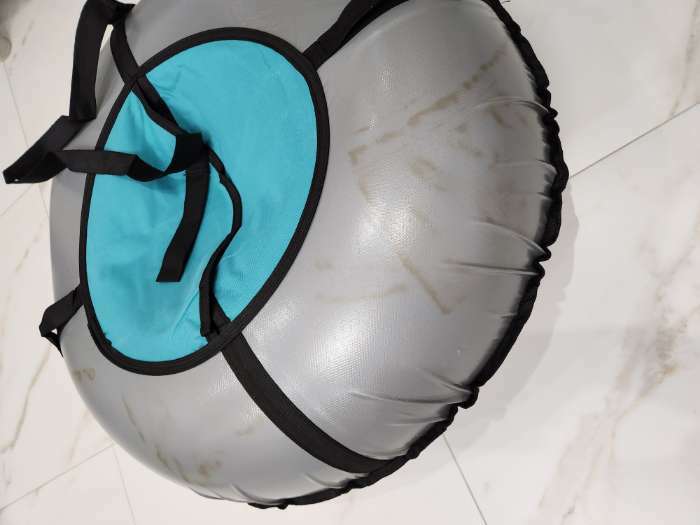 Фотография покупателя товара Тюбинг-ватрушка ONLITOP, диаметр чехла 85 см, цвета МИКС - Фото 10